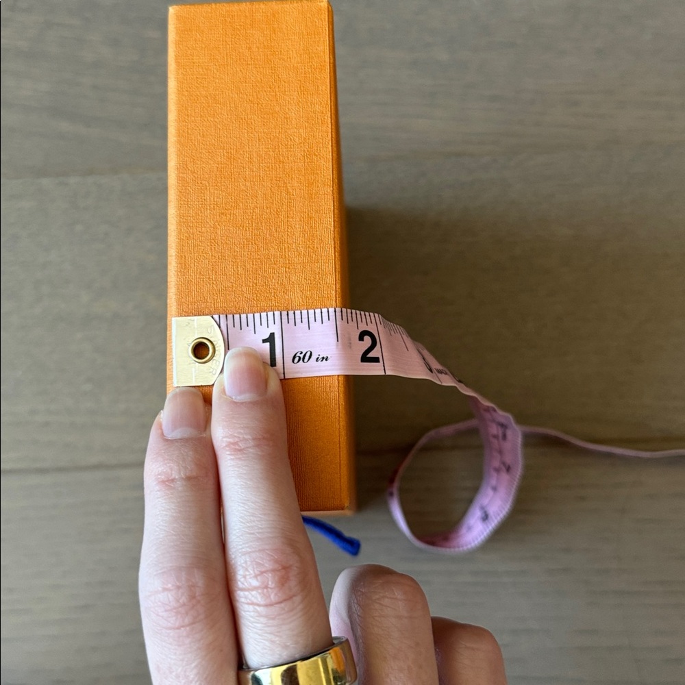 Louis Vuitton Small Drawer Style Orange Wallet Box and Dust Bag 5.5" x 5" x 1.5" - Picture 5 of 11